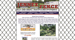 Desktop Screenshot of jennexfencetampa.com